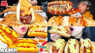 Asmr Hot Dog Mukbang Compilation 2 Hotdog Asmr Satisfying Eating Sounds