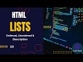 HTML Lists | Web Development Tutorial Nepali 2024