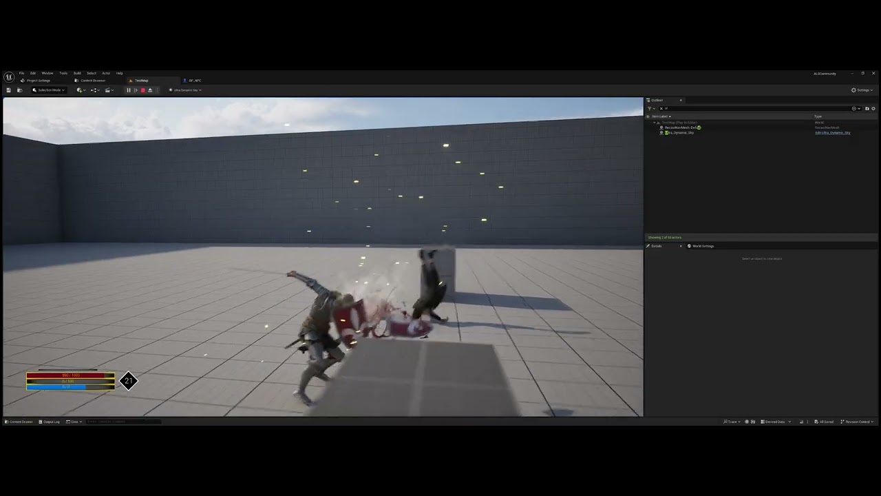 UE5 Basic Combat System Test - YouTube