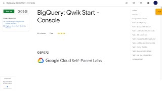 Famous BigQuery: Qwik Start - Console [GSP072] Profile