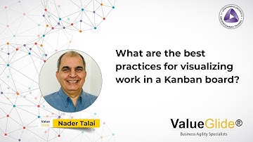 What are the best practices for visualizing work in a Kanban board?