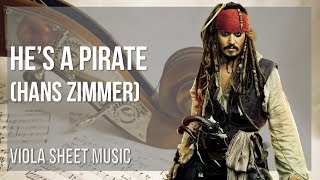 Viola Sheet Music How To Play Hes A Pirate By Hans Zimmer