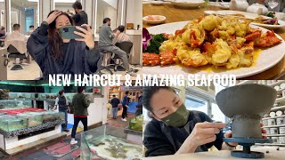 New haircut and amazing seafood | Hong Kong Vlog 323