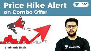 Unacademy Combo Subscription | Last Chance to Get 5 in 1 offer for UPSC CSE | Use Code "SIDUPSC"