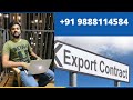 EXPORT CONTRACT I EXPORT IMPORT I #simonraks #exportimport #india