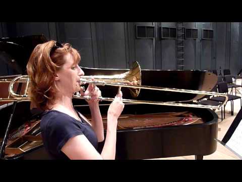 Mulcahy plays trombone solo from Mahler's Third Symphony