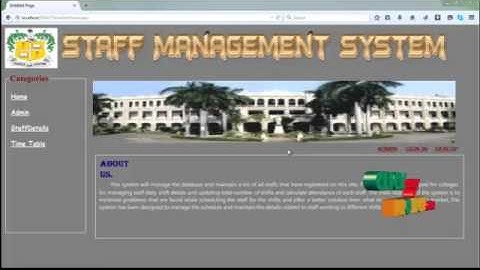 Final Year Projects 2015 |  Online Based Staff Management System