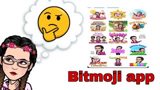How to use BITMOJI APP!!! screenshot 1