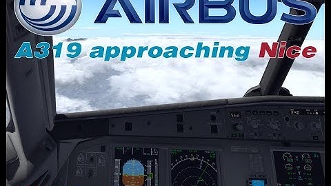 Vueling ToLiss A319 | Approach and landing in Nice