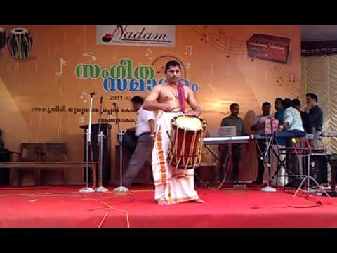 Chenda Melam   Porur Unnikrishnan   Traditional Kerala Percussion Instrument