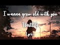 I wanna grow old with you - Westlife - Lyrics