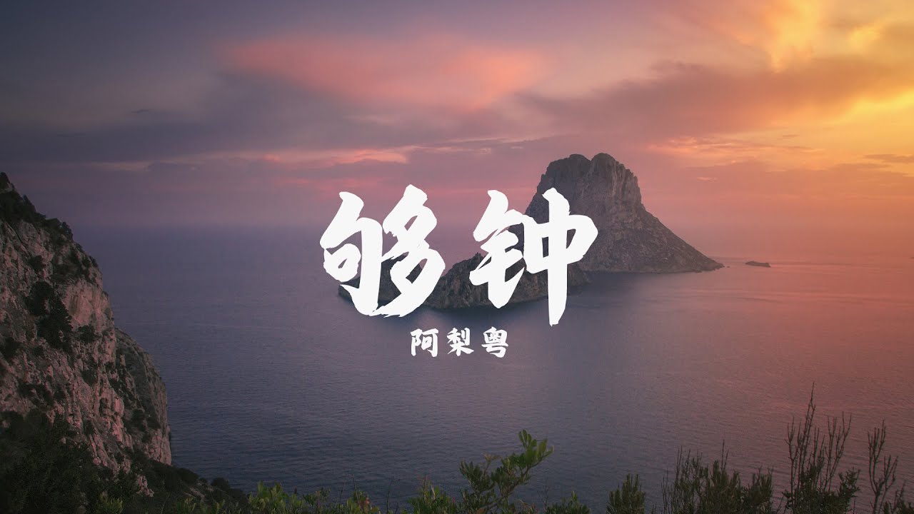【抖音翻唱】够钟 - 阿梨粤(原唱：周柏豪)「够钟死心了 当你沉默得高调」【动态歌词Lyric Video】 - YouTube