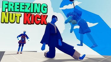 Freezing Nut Kick! Ice MAge & Taekwondo vs Every Faction 2v1 - TABS Unit Creator Update Gameplay
