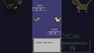 Cat Battle RPG #pixelart #chiptune #art