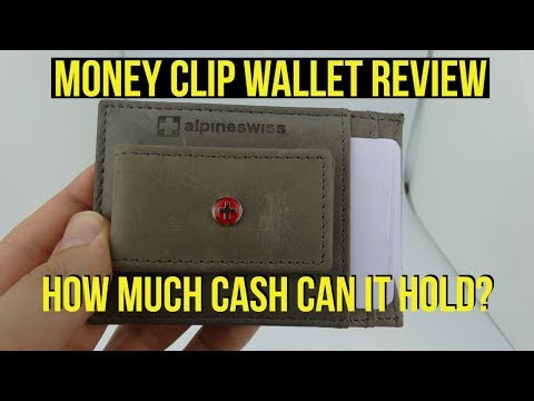 Leather Money Clip Wallet From Alpine Swiss​ Review - ​3 Things You Should Know