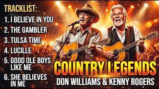 Don Williams, Kenny Rogers Collection🎸Greatest Male Country Songs 70s 80s 90s🤠Top Classic Country