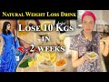 How to lose belly fat   natural weight loss drink  fiza ali beauty tips  fiza ali vlog