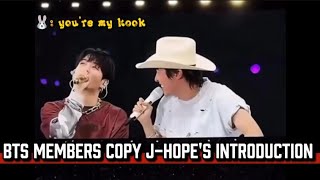 BTS members copy J-hope's 'I'm your Hope' in their own way 😂 BTS Arirang Tour in El Paso D2 260503