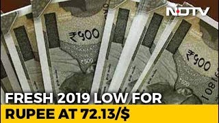 Rupee Declines By 51 Paise To Hit New 2019 Low Against Dollar