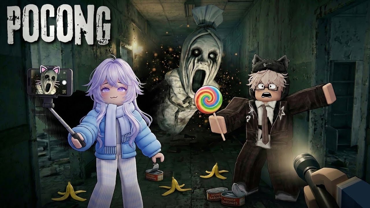 TERJEBAK BARENG POCONG! (Endingnya Malah Bikin Ngakak) - Roblox Indonesia