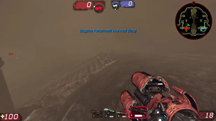 Unreal Tournament 3 - Vehicle Capture the Flag | Sandstorm Map | Team RED