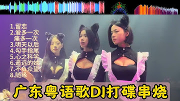 广东歌 粤语歌DJ版串烧 歌词滚动lyrics 精选靓歌 DJ打碟实录【留恋】【爱多一次痛多一次】【明天以后】【勾手指尾】【心之科学】【不负众望】【随缘】【遥远的她】