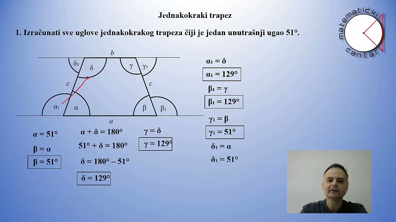 Jednakokraki trapez 6. razred