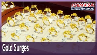 Middle East tensions prompt gold prices to surge past US$2,400 an ounce｜Taiwan News