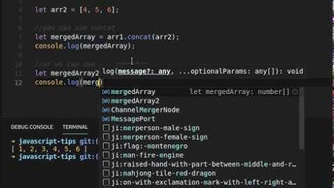 How to merge two Javascript arrays?