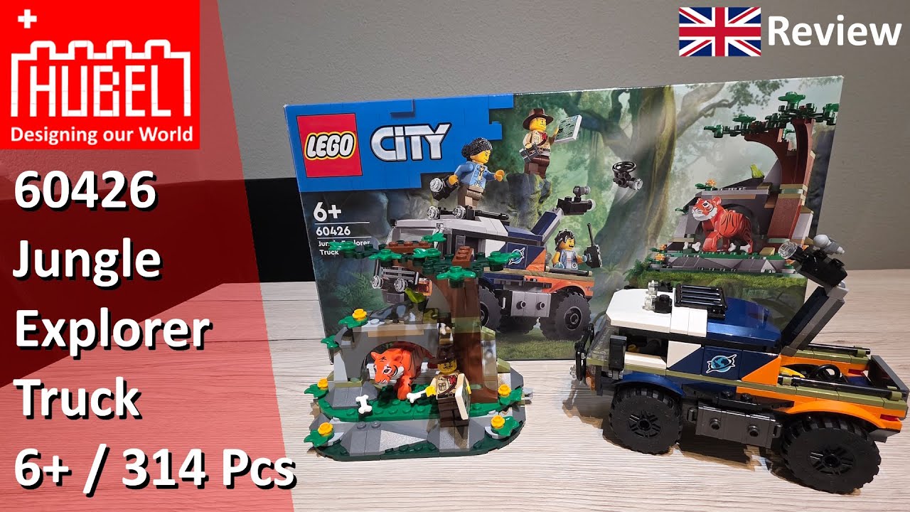 Обзор EN - LEGO® City - 60426 - Грузовик для исследования джунглей
