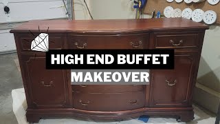 HIGH END REFINISHED BUFFET // FURNITURE MAKEOVER