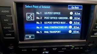 Lexus GX460 Navigation-List/Find destinations with voice commands