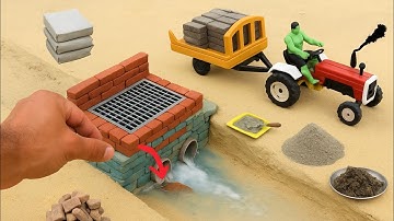 DIY Mini Dam & Bridge Using Bricks and Water Pipes | Amazing Science Project @miniprojectmaker
