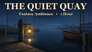 Lanterns on the Quiet Quay [1 Hour] | Fantasy Ambience | Study Music