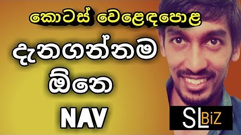 Net Assets Value ( කොටසක ශුද්ධ වත්කම් අගය ) - ( Stock Market Sinhala )