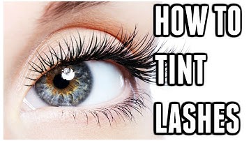 HOW TO TINT EYELASHES AT HOME 💖 | Carly Musleh