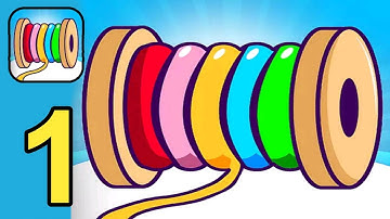 Spool Run  - Gameplay Walkthrough All Levels 1 to 12 Part 1 ( Android,iOS )