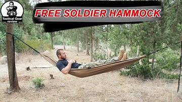 Free Soldier Hammock Review  - For Camping, Survival, Backpacking, Hiking, Prepping And Bug Out Bag