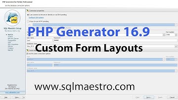 PHP Generator 16.9 new features. Part 4. Custom Form Layouts