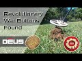 Revolutionary War Buttons Found Metal Detecting