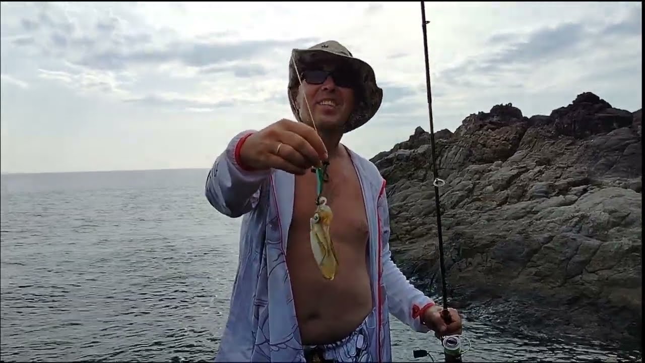 [Гл.29] Юг Ко Чанга и морская рыбалка на кальмаров с берега