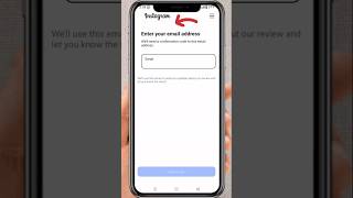 Enter your email address instagram / We’ll send a confirmation code to this email address #Shorts