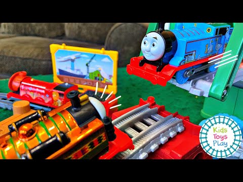 Thomas Mystery Surprise Box | Bridge Lift Thomas and Skiff - YouTube