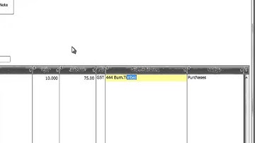 Bizprac: Entering a Creditor Invoice