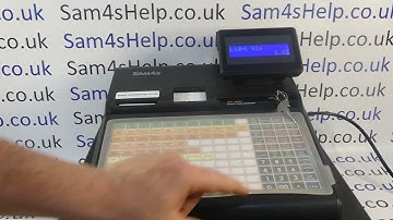 How To Deactivate Or Disable A PLU Product Item Button Tutorial Sam4S ER-900 / ER-940 Cash Registers
