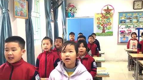 HS lớp 1C đọc "5 điều Bác Hồ dạy"