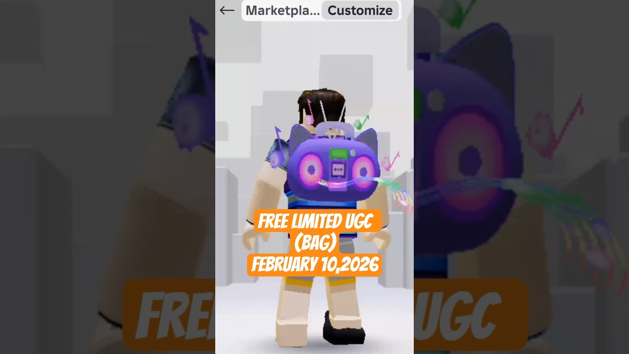 НОВИНКА! Бесплатный ограниченный по времени пользовательский контент в Roblox 10 февраля 2026 года.