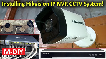 Installing Hikvision IP NVR CCTV Surveillance System!