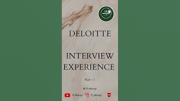 DELOITTE INTERVIEW EXPERIENCE | part 1 #deloitte  #youtubeshorts #interview #itjobs #jobs2023 #jobs