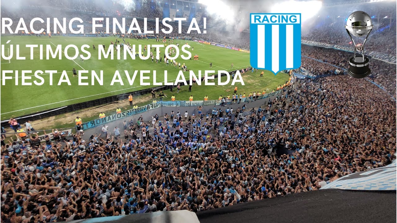 RACING FINALISTA! FIESTA EN EL CILINDRO (últimos minutos) SUDAMERICANA 2024